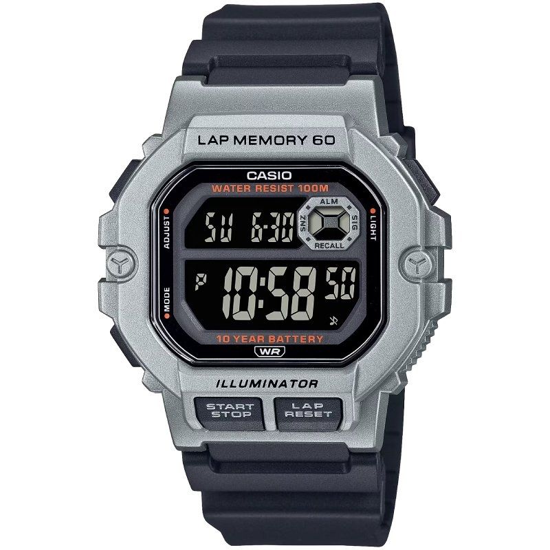 Reloj Digital Casio Collection Men WS-1400H-1BVEF/ 47mm/ Gris