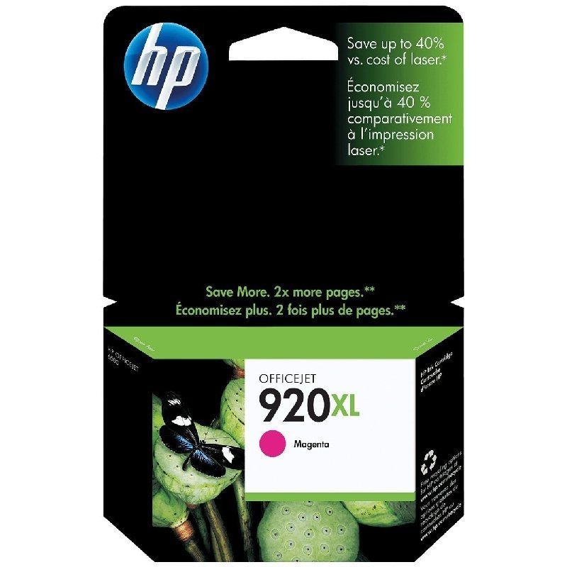 Cartucho de Tinta Original HP nº920 XL Alta Capacidad/ Magenta