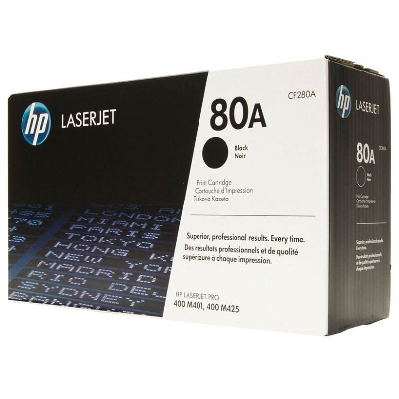 Tóner Original HP nº80A/ Negro