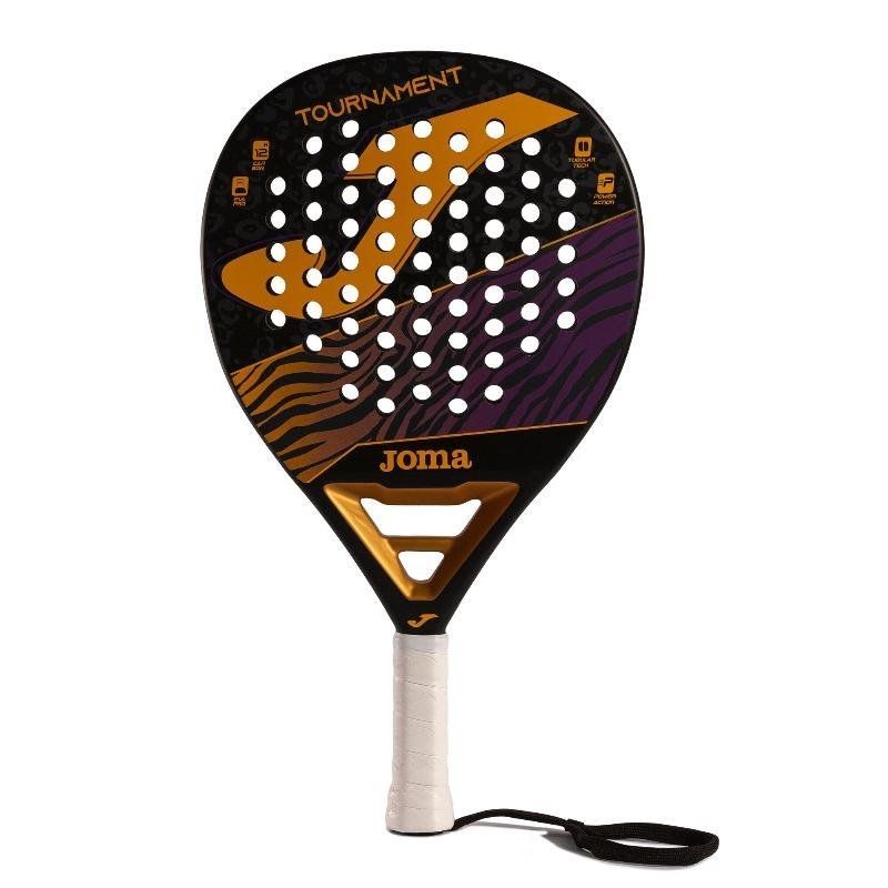 Pala de Pádel Joma Tournament/ Negro Naranja y Morada