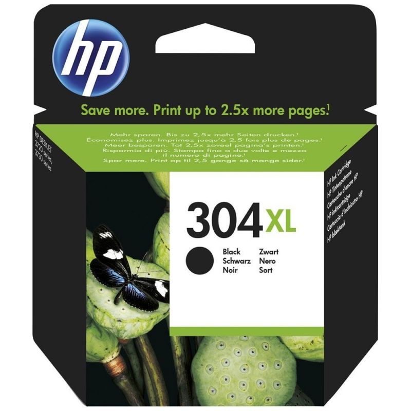 Cartucho de Tinta Original HP nº304 XL Alta Capacidad/ Negro