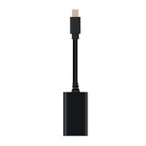 Conversor Nanocable 10.16.0102/ Mini DisplayPort Macho - HDMI Hembra/ 15cm/ Negro