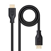 Cable HDMI 2.0 4K CCS Nanocable 10.15.3901-L150/ HDMI Macho - HDMI Macho/ 1.5m/ Negro