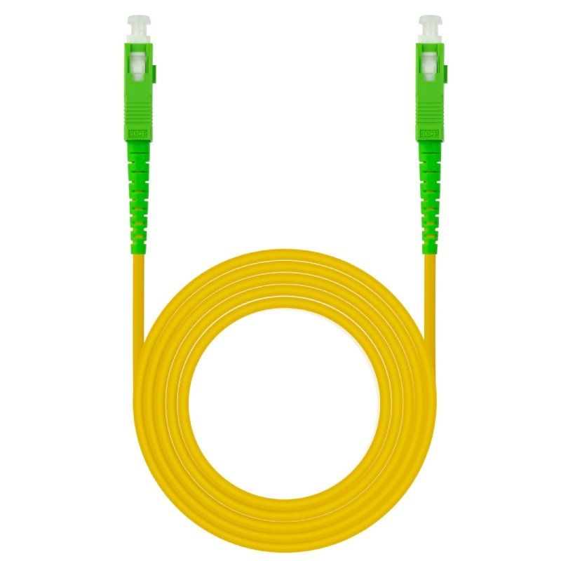 Cable de Fibra Óptica G657A2 Nanocable 10.20.0002/ LSZH/ 2m/ Amarillo