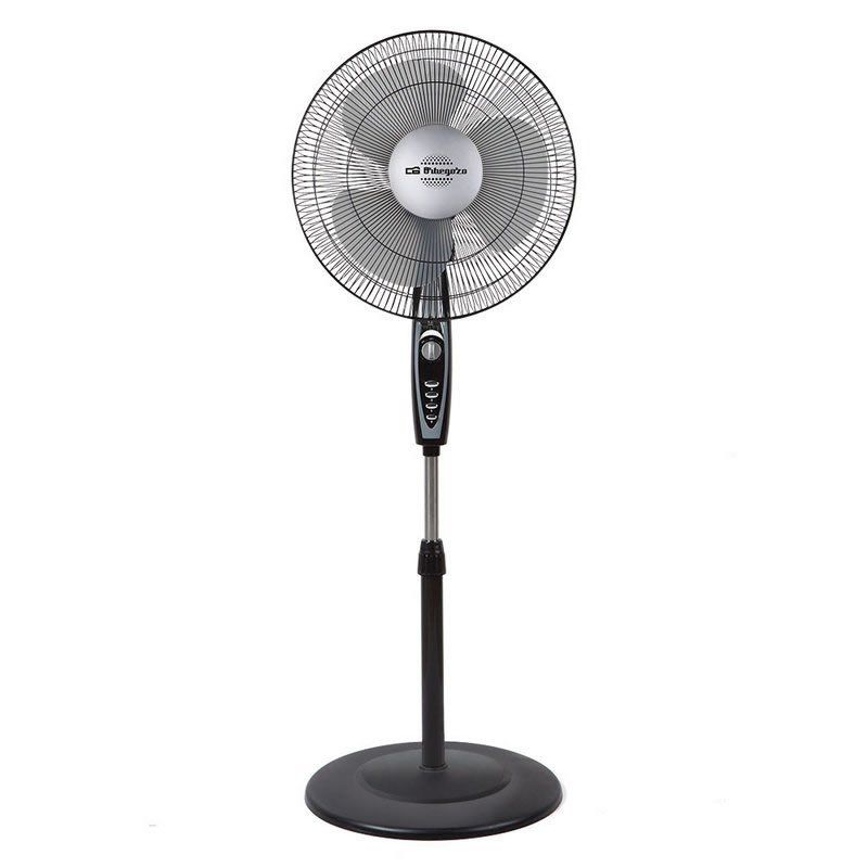 Ventilador de Pie Orbegozo SF 3347/ 50W/ 3 Aspas 40cm/ 3 velocidades