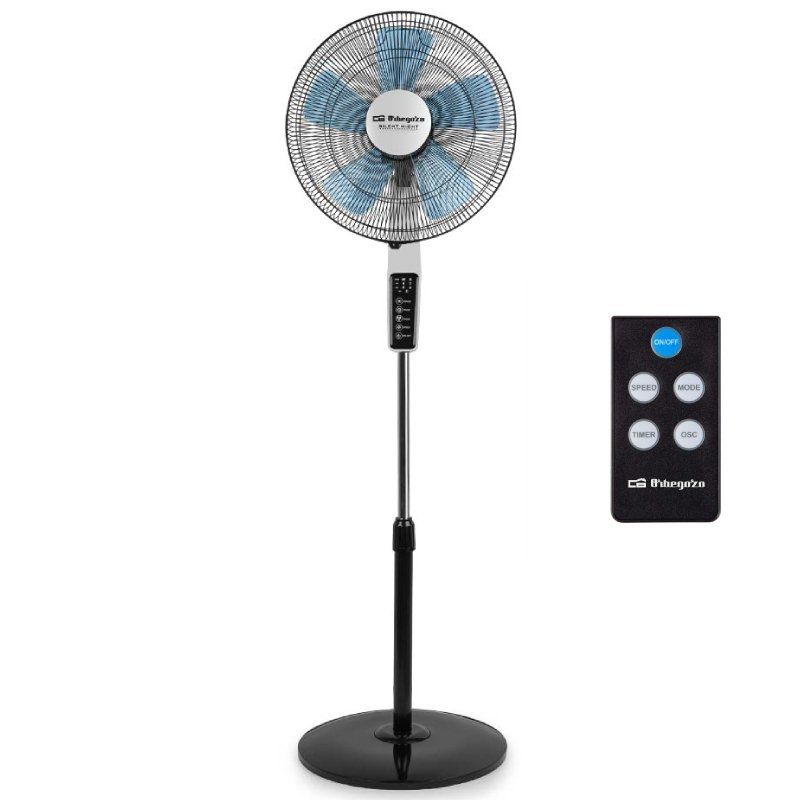 Ventilador de Pie Orbegozo Silent Night SF 0642/ 60W/ 5 Aspas 40cm/ 3 Velocidades