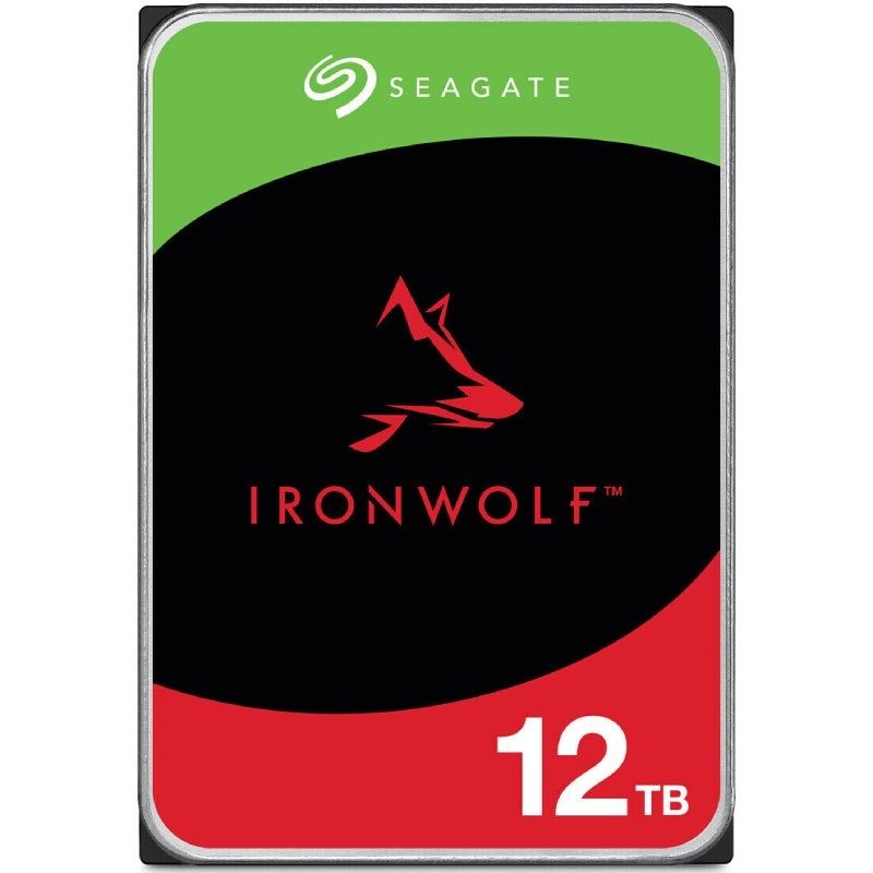 Disco Duro Seagate IronWolf NAS ST12000VN0008 12TB/ 3.5'/ SATA III/ 256MB