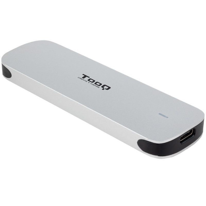 Caja Externa para Disco SSD M.2 NGFF TooQ TQE-2202S/ USB 3.1 Gen2/ Sin tornillos