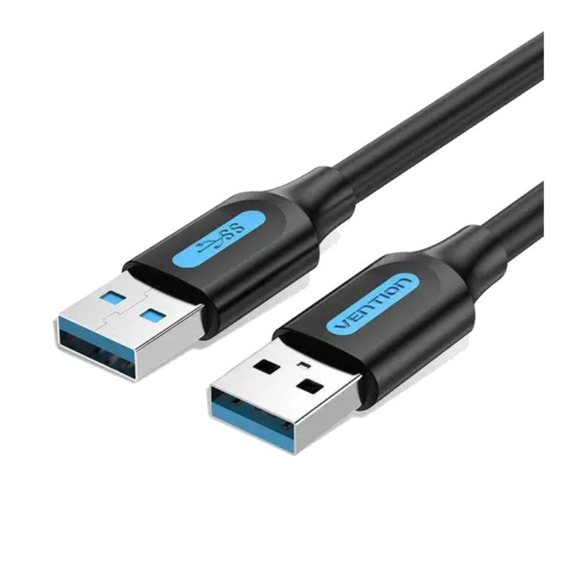 Cable USB 3.0 Vention CONBG/ USB Macho - USB Macho/ 5Gbps/ 1.5m/ Negro