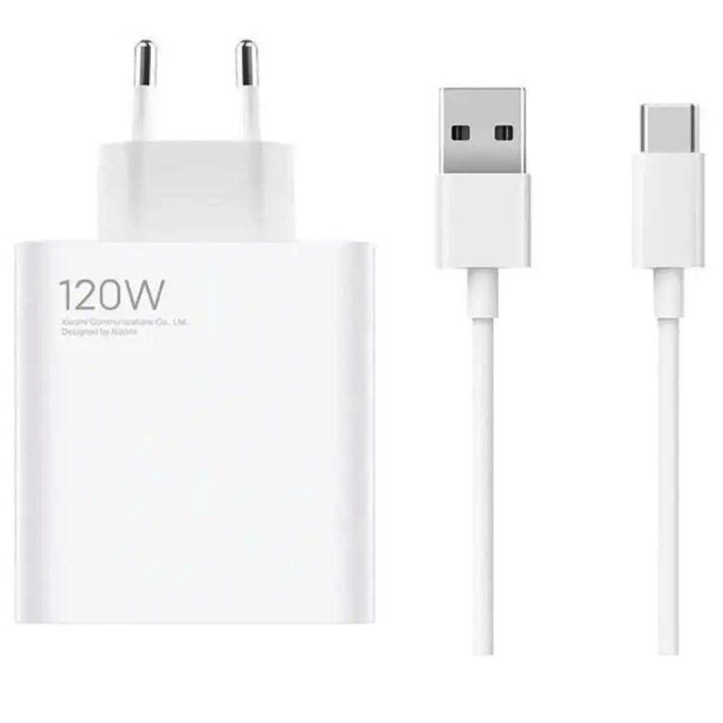 Cargador de Pared Xiaomi Charging Combo (Tipo-A)/ 1xUSB + Cable USB Tipo-C/ 120W