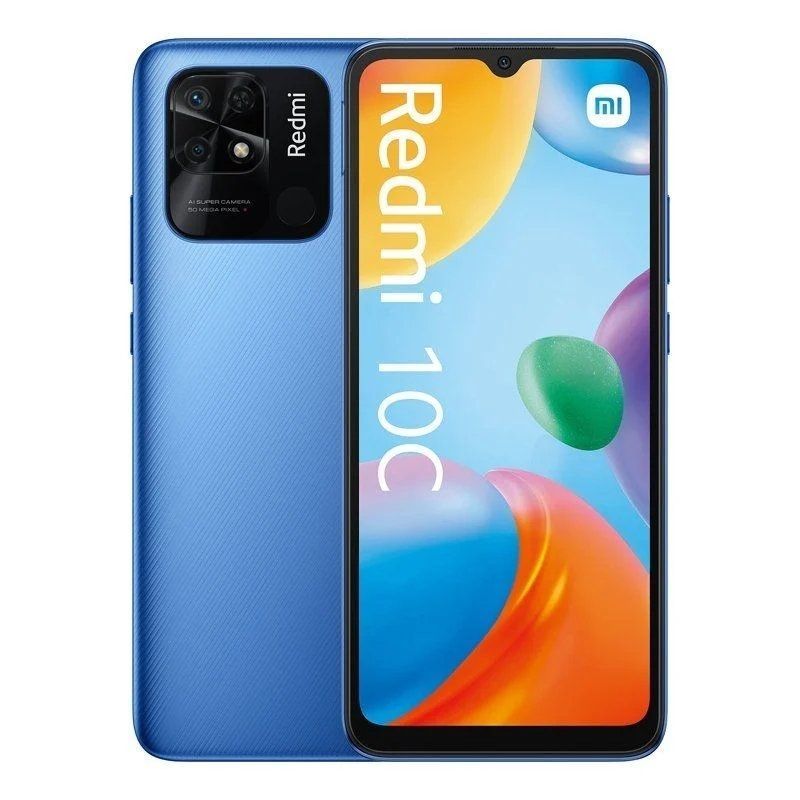 Smartphone Xiaomi Redmi 10C NFC 3GB/ 64GB/ 6.71'/ Azul Océano